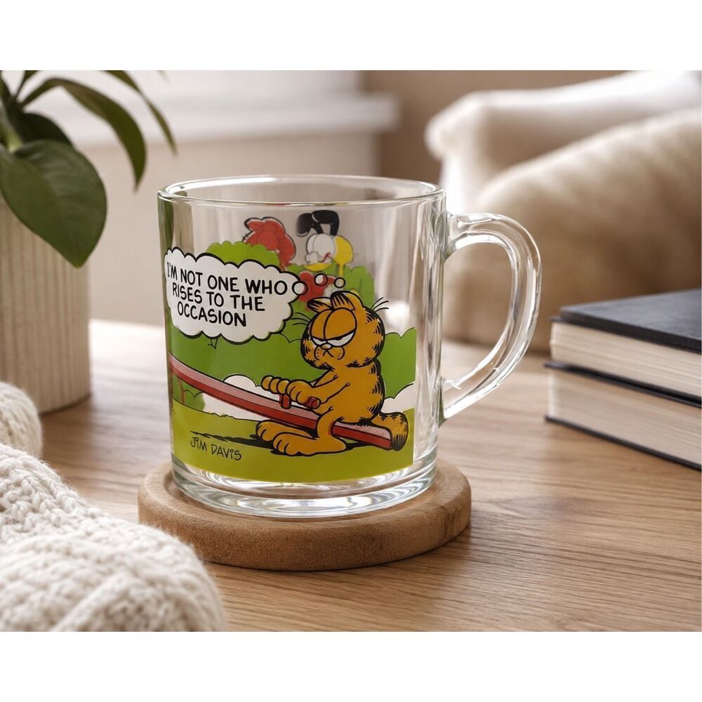 Garfield McDonald's 1980 Coffee Mug I’m Not the one who rises to the occasion